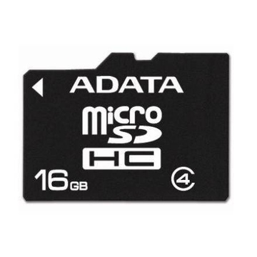  MicroSDHC 16Гб A-Data Класс 4 (без адаптера)