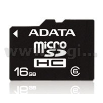  MicroSDHC 16Гб A-Data Класс 6 (без адаптера)