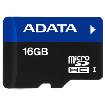  MicroSDHC 16Гб A-Data UHS-I (адаптер)
