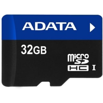 MicroSDHC 32Гб A-Data UHS-I (адаптер)
