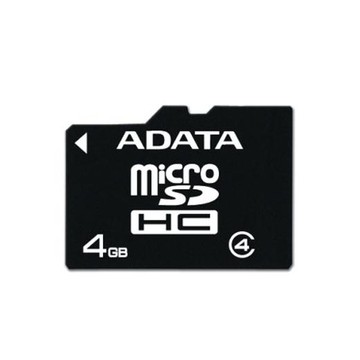  MicroSDHC 04Гб A-Data Класс 4 (без адаптера)