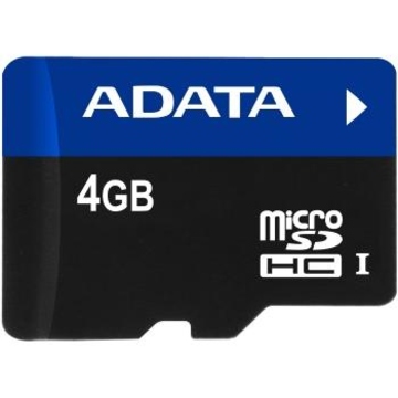  MicroSDHC 04Гб A-Data UHS-I (адаптер)