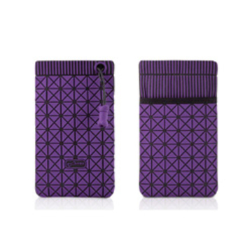 Чехол Bone Phone Cell 4 Black Purple (для iPhone4, в виде сумочки, силикон/микрофибра)