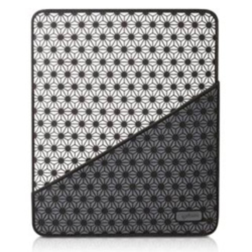 Чехол Bone Starflake White Black (для iPad3, силикон/микрофибра)