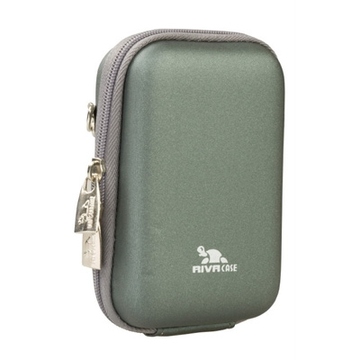 Чехол для фотоаппарата RivaCase 7103 Digital Case Green (newspaper, PU, полиуретан, 10x6.5x2.5см)