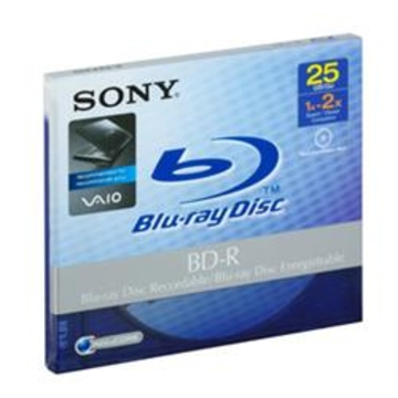 Blu-Ray BD-R Sony Jewel Case 1шт (25GB, 2x)