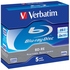 Blu-Ray BD-R Verbatim Jewel Case 5шт 