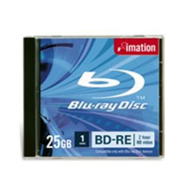 Blu-Ray BD-RE ("болванка") Imation Jewel Case 1шт (25GB, 2x)