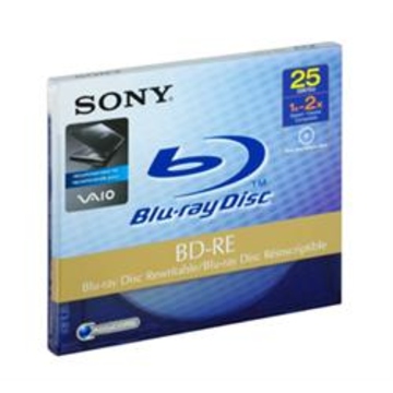 Blu-Ray BD-RE ("болванка") Sony Jewel Case 1шт (25GB, 2x)