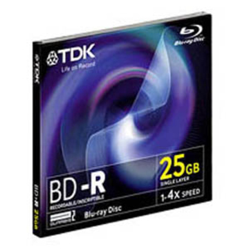 Blu-Ray BD-RE ("болванка") TDK Jewel Case 5шт (50GB, 2x, двухслойный)