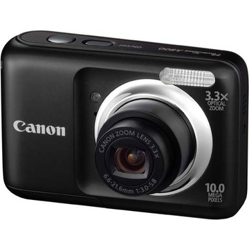 Цифровой фотоаппарат Canon PowerShot A800 Black (10Mp, 3(4x)Zoom, 2.5"", 2AA)