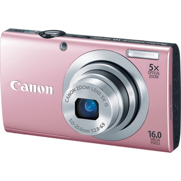  Canon PowerShot A2400 IS Pink