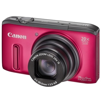  Canon PowerShot SX260HS Red