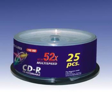 CD-R Fujifilm Cake Box 25шт (700MB, 52x)