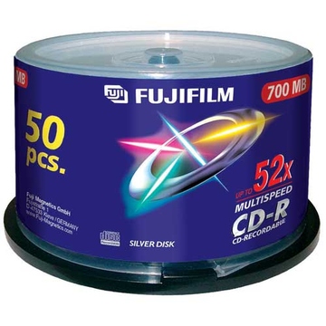 CD-R Fujifilm Cake Box 50шт (700MB, 52x)