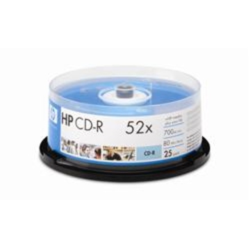 CD-R HP Spindle 25шт (700MB, 52x)
