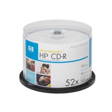 CD-R HP Spindle 50шт (700MB, 52x, Printable)