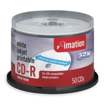 CD-R Imation Cake Box 50шт (700MB, 52x, Printable)