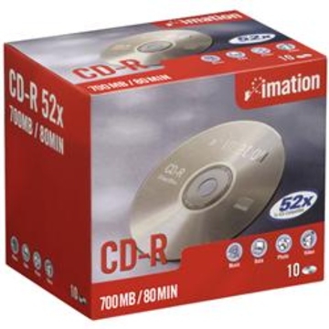 CD-R Imation Jewel Case 10шт (700MB, 52x)