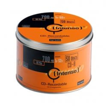 CD-R Intenso Metal Cake Box 50шт (700MB, 52x)