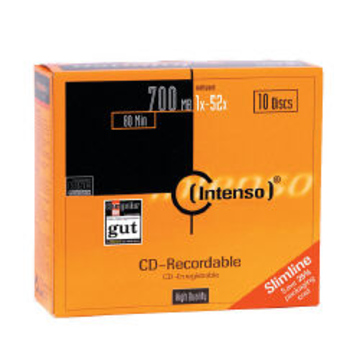 CD-R Intenso Slim Case 10шт (700MB, 52x)