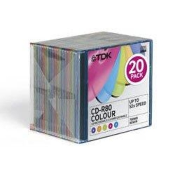CD-R Mix Slim Case 20шт (52x, Color)