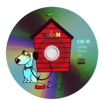 CD-R Oxion Cake Box 25шт (700MB, 52x, с рисунком "Верность")