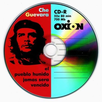 CD-R Oxion Cake Box 25шт (700MB, 52x, с рисунком "Che Guevara")