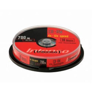 CD-RW Intenso Cake Box 10шт (700MB, 12x)