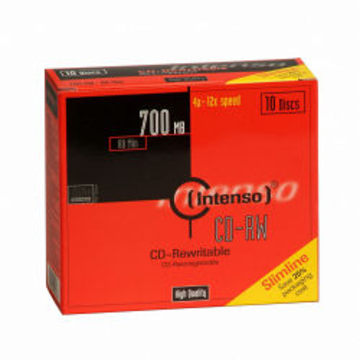 CD-RW Intenso Slim Case 10шт (700MB, 12x)
