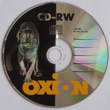 CD-RW Oxion Bulk 100шт (700MB, 12x, с рисунком "DB")