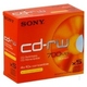 CD-RW Sony Jewel Case 5шт (700MB, 4x-10x)