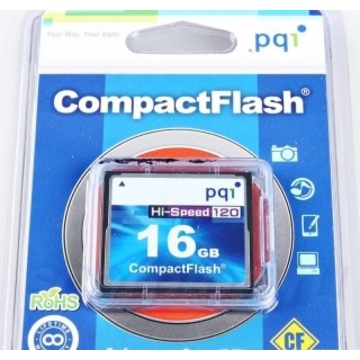  Compact Flash 16Гб PQI 120X