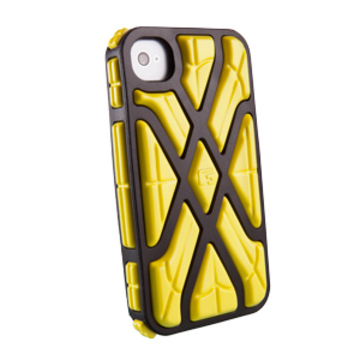 Футляр G-Form X-Protect Yellow Black (для iPhone 4S, противоударный, реактивная защита RPT)