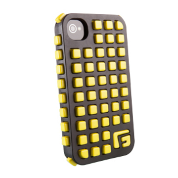 Футляр G-Form Extreme Grid Yellow Black (для iPhone 4S, противоударный, реактивная защита RPT)