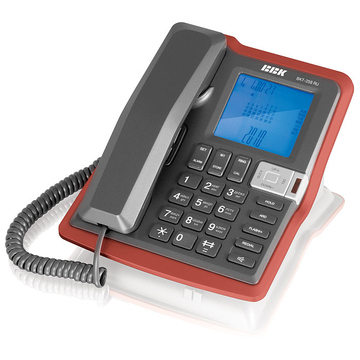 Проводной телефон BBK BKT-258RU Black Red