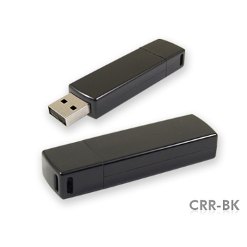 Накопитель под нанесение SuperTalent CRR 2GB Black (пластик, выдвижная, без блистера)