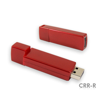 Накопитель под нанесение SuperTalent CRR 2GB Red (пластик, выдвижная, без блистера)