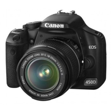  Canon EOS 450D KIT Black EF-S 18-55/55-250