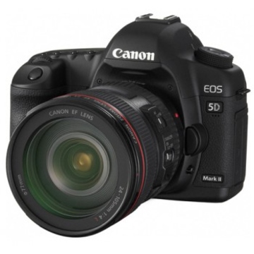 Цифровая зеркальная фотокамера Canon EOS 5D Mark II Kit 24-105mm IS (21.1Mp, JPG/RAW, CFI/II, 3", USB2.0/HDMI/AV, LP-E6)