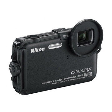 Цифровой фотоаппарат Nikon Coolpix AW100 Black (16Mp, 5(4)xZoom, 3.0"", 83Mb int., EN-EL12)