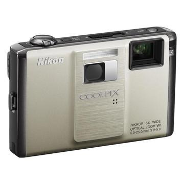 Фотоаппарат Nikon S1000PJ Silver (12Mp, 5x/4x, 2.7"LCD,Projector, EN-EL12)