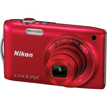  Nikon S3300 Red