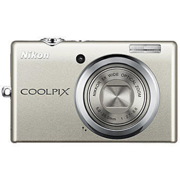 Фотоаппарат Nikon S570 Silver (12Mp, 5x/4x, 2.7"LCD, ISO3200, EN-EL10)