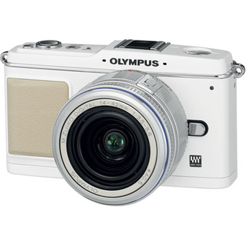 Цифровая зеркальная фотокамера Olympus E-PL2 White KIT 14-42 Silver