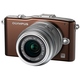  Olympus E-PM1 Brown Kit 14-42mm II R Silver