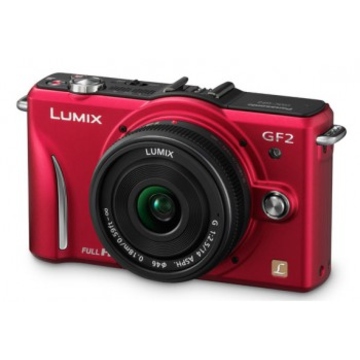 Цифровой фотоаппарат Panasonic DMC-GF2C Kit 14mm Red