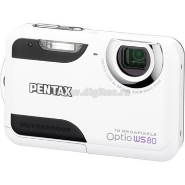 Цифровой фотоаппарат Pentax WS80 White Black