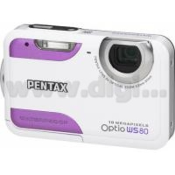 Цифровой фотоаппарат Pentax WS80 White Purple