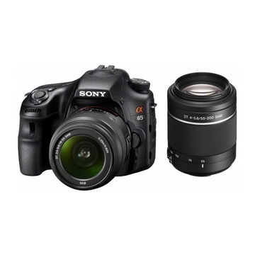Фотоаппарат беззеркальный Sony SLT-A65VY Double Kit 18-55mm, 55-200mm